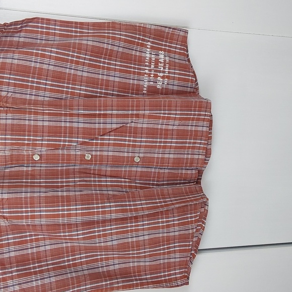 Pepe Jeans Mens Red Plaid Button down Shirt Revel Preppy pockets Sz.XL - Picture 3 of 8